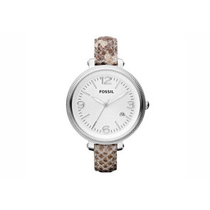 Watch strap Fossil ES3193 Leather Brown 12mm
